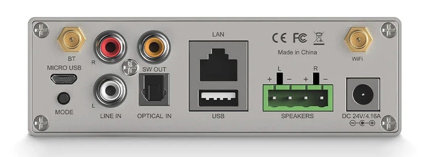 Rear back panel of Arylic A50+